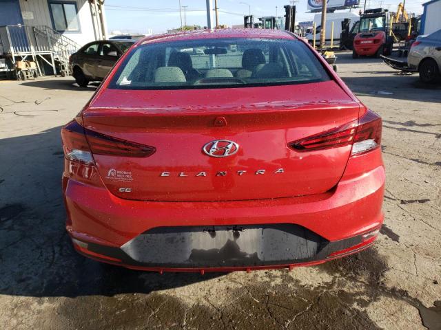 5NPD74LF4KH441074 - 2019 HYUNDAI ELANTRA SE RED photo 6