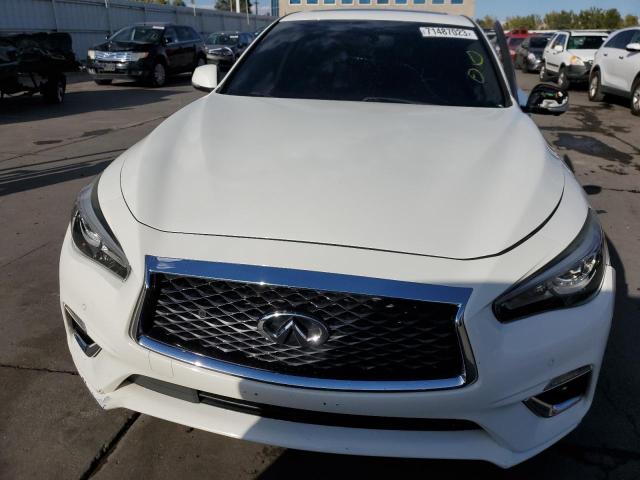 JN1CV7AR1JM280237 - 2018 INFINITI Q50 PURE WHITE photo 5