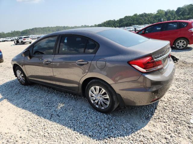 19XFB2F56EE052833 - 2014 HONDA CIVIC LX ყავისფერი ფოტო 2