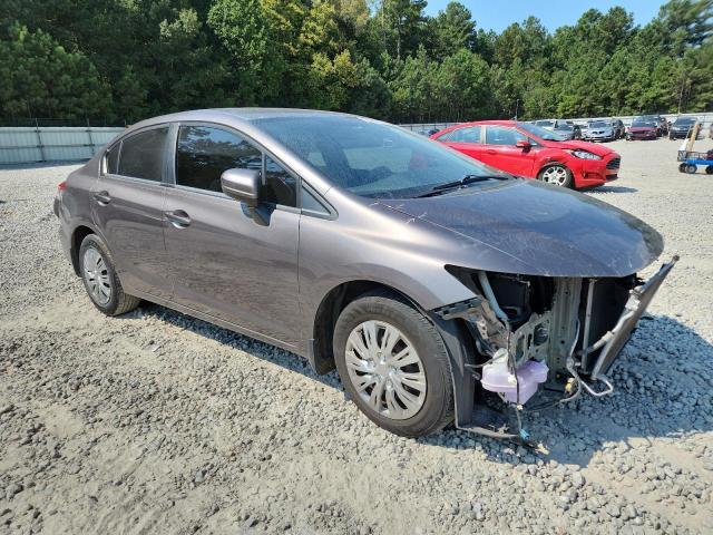 19XFB2F56EE052833 - 2014 HONDA CIVIC LX ყავისფერი ფოტო 4