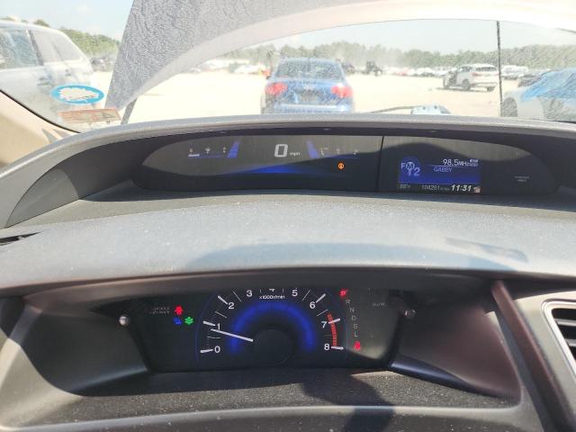 19XFB2F56EE052833 - 2014 HONDA CIVIC LX ყავისფერი ფოტო 9