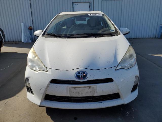 JTDKDTB37D1540645 - 2013 TOYOTA PRIUS C WHITE photo 5