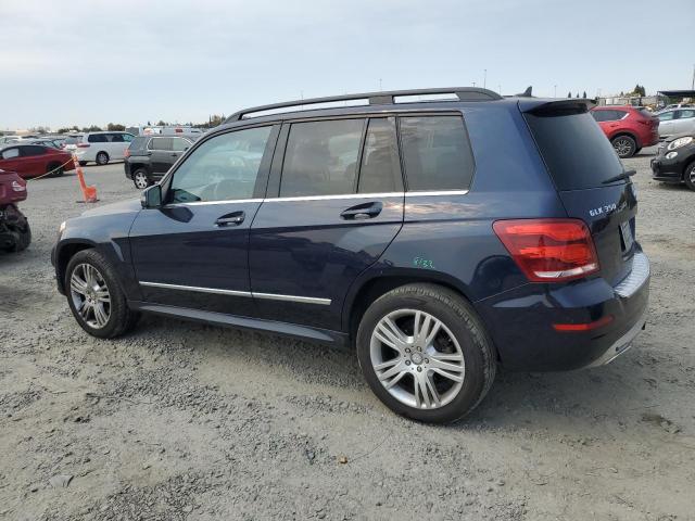 WDCGG8JB7EG327982 - 2014 MERCEDES-BENZ GLK 350 4MATIC BLUE photo 2