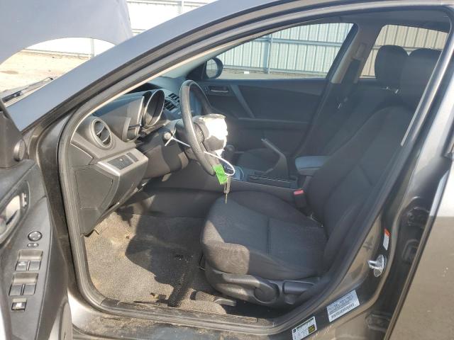 JM1BL1VF7B1901821 - 2011 MAZDA 3 I GRAY photo 8