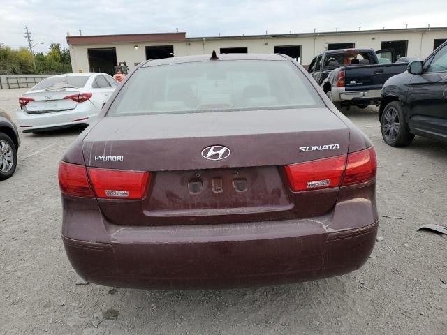 5NPET46C09H494267 - 2009 HYUNDAI SONATA GLS BURGUNDY photo 6