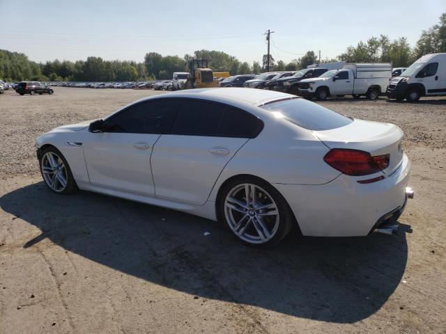 WBA6D4C54HD977706 - 2017 BMW 650 I GRAN COUPE WHITE photo 2