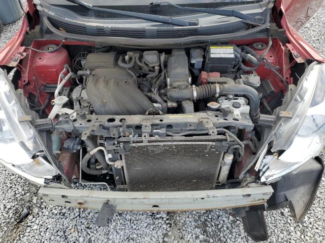 3N1CN7AP9JL871389 - 2018 NISSAN VERSA S RED photo 11