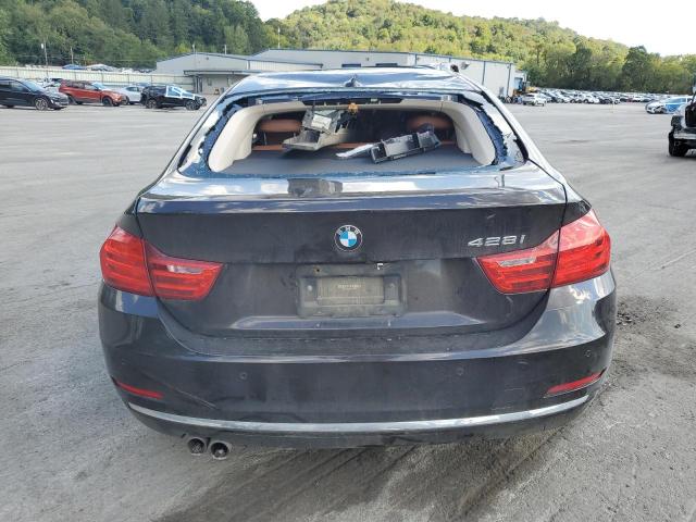 WBA4A5C50FGK15992 - 2015 BMW 428 I GRAN COUPE BLACK photo 6