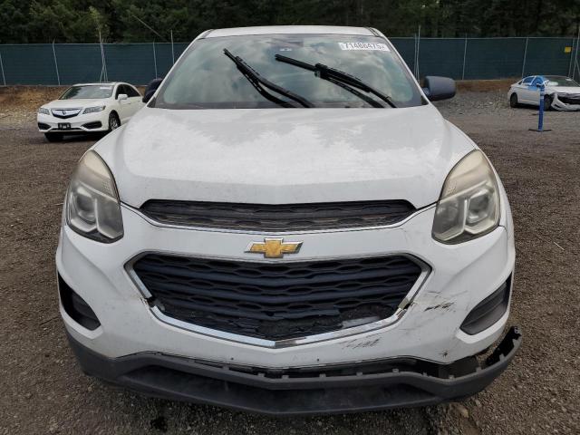 2GNALBEKXH1601831 - 2017 CHEVROLET EQUINOX LS WHITE photo 5