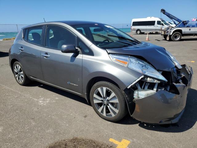 1N4BZ0CP2HC309119 - 2017 NISSAN LEAF S GRAY photo 4