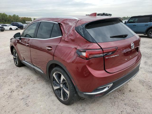 LRBFZNR40MD171203 - 2021 BUICK ENVISION ESSENCE MAROON photo 2
