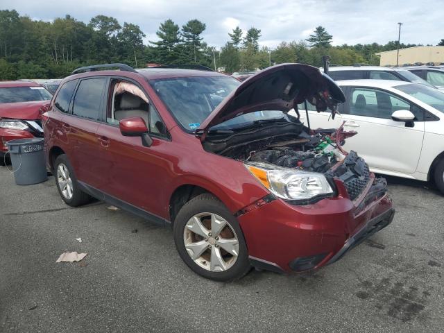 JF2SJAGCXFH598377 - 2015 SUBARU FORESTER 2.5I PREMIUM 红色 照片 4