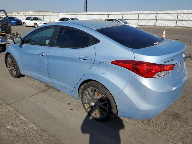 KMHDH4AE8CU220233 - 2012 HYUNDAI ELANTRA GLS BLUE photo 2