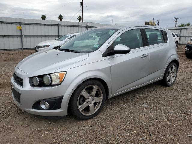 1G1JE6SB0F4100469 - 2015 CHEVROLET SONIC LTZ SILVER photo 1