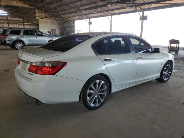 1HGCR2F55EA004761 - 2014 HONDA ACCORD SPORT WHITE photo 3