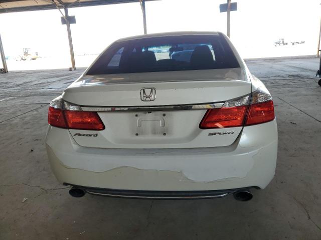 1HGCR2F55EA004761 - 2014 HONDA ACCORD SPORT WHITE photo 6
