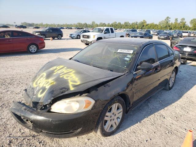 2G1WB5E37E1130849 - 2014 CHEVROLET IMPALA LIM LT BLACK photo 2