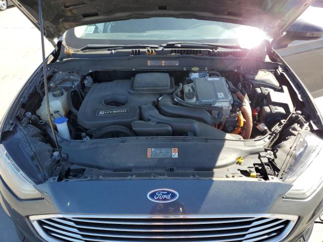 3FA6P0LU7KR166755 - 2019 FORD FUSION SE CHARCOAL photo 11