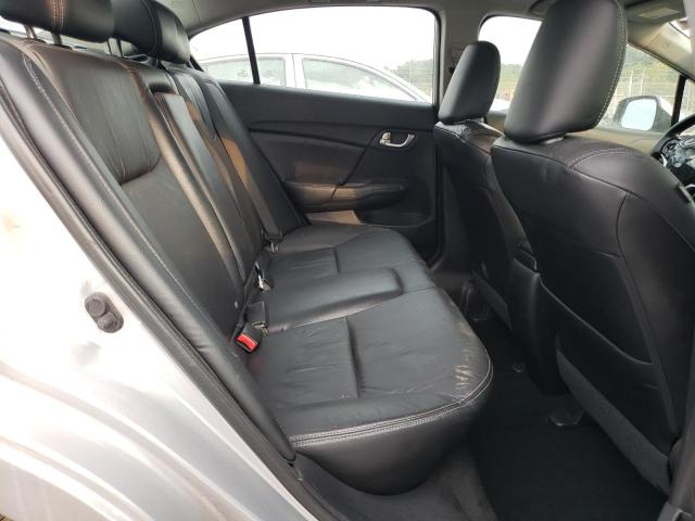 19XFB2F94DE251008 - 2013 HONDA CIVIC EXL ვერცხლისფერი ფოტო 10