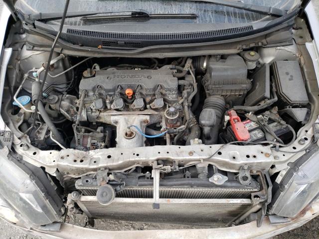 19XFB2F94DE251008 - 2013 HONDA CIVIC EXL ვერცხლისფერი ფოტო 11