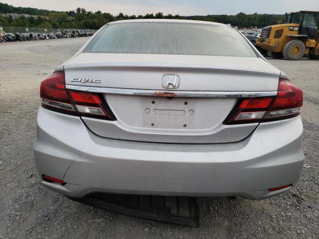 19XFB2F94DE251008 - 2013 HONDA CIVIC EXL ვერცხლისფერი ფოტო 6