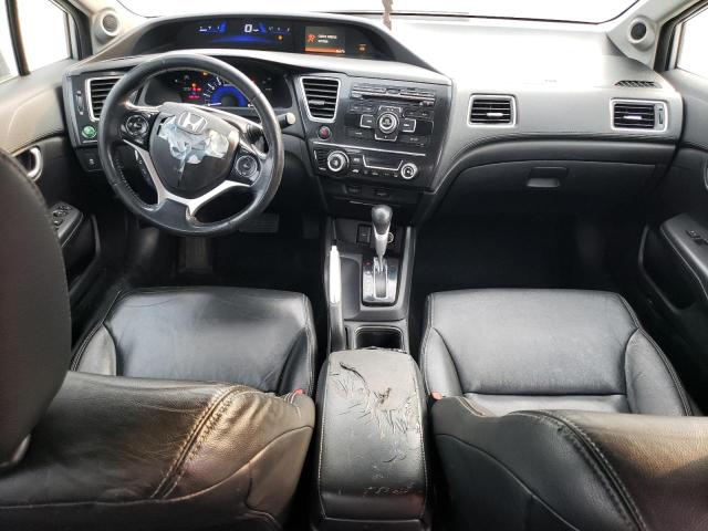 19XFB2F94DE251008 - 2013 HONDA CIVIC EXL ვერცხლისფერი ფოტო 8