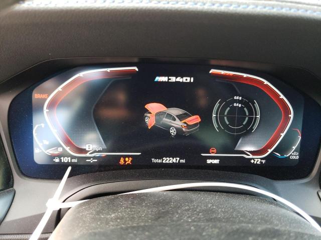 3MW5U7J07M8B60337 - 2021 BMW M340I WHITE photo 9