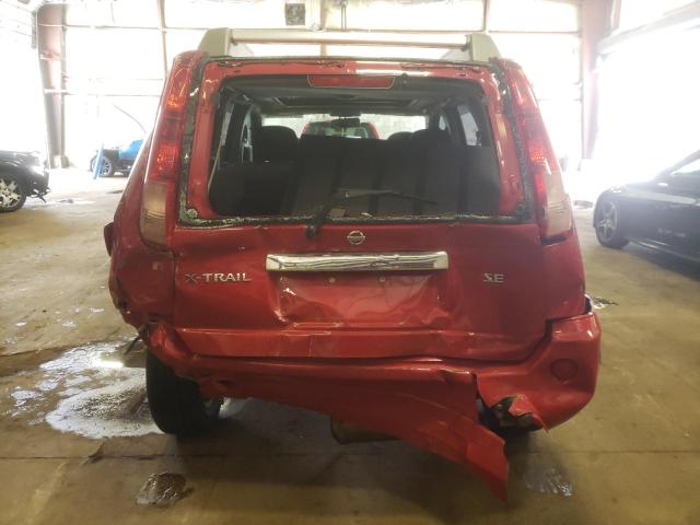 JN8BT08V56W207087 - 2006 NISSAN X-TRAIL XE RED photo 6