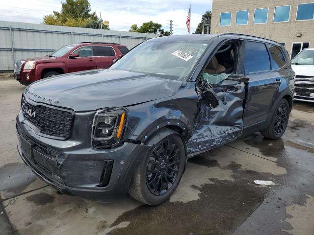 5XYP5DHC5NG226865 - 2022 KIA TELLURIDE SX CHARCOAL photo 1