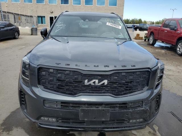 5XYP5DHC5NG226865 - 2022 KIA TELLURIDE SX CHARCOAL photo 5