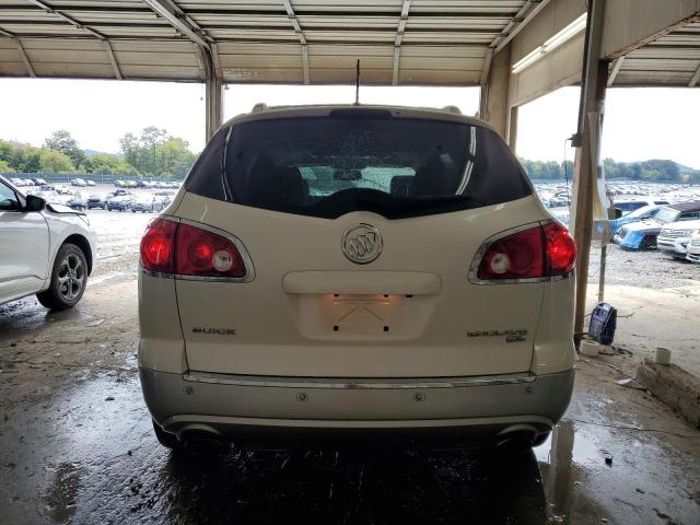 5GALRBED9AJ148414 - 2010 BUICK ENCLAVE CXL WHITE photo 6