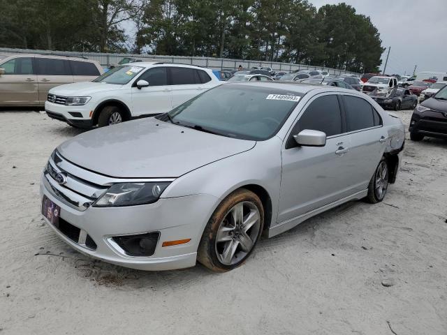 3FAHP0KC5AR277255 - 2010 FORD FUSION SPORT SILVER photo 1