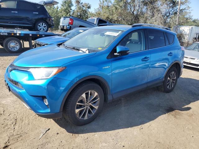 JTMRJREV1HD064940 - 2017 TOYOTA RAV4 HV LE BLUE photo 1