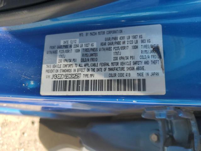 JM3KE2CY5E0302597 - 2014 MAZDA CX-5 TOURING BLUE photo 13