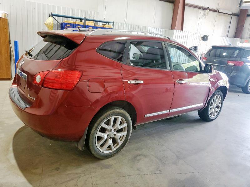 JN8AS5MV0CW363566 - 2012 NISSAN ROGUE S ბურგუნდია ფოტო 3