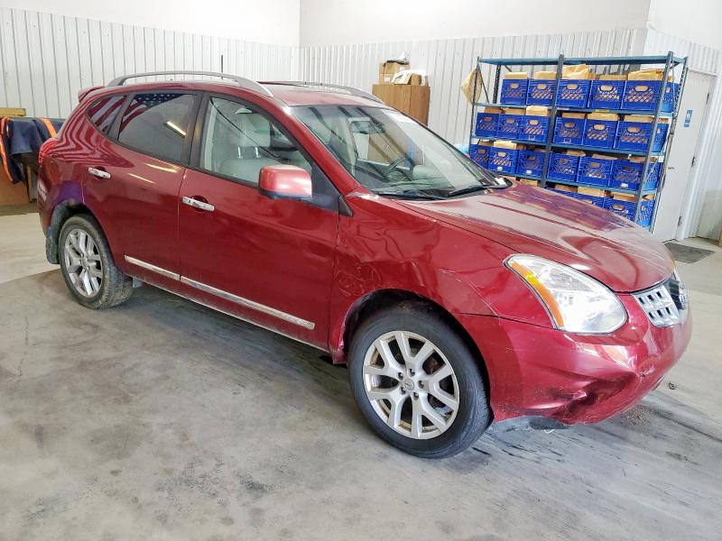 JN8AS5MV0CW363566 - 2012 NISSAN ROGUE S ბურგუნდია ფოტო 4