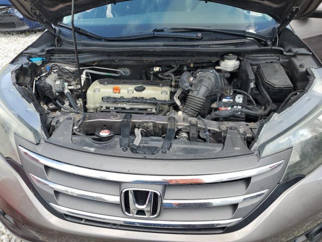 5J6RM4H70DL042154 - 2013 HONDA CR-V EXL GRAY photo 12