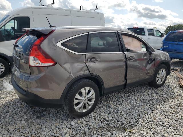 5J6RM4H70DL042154 - 2013 HONDA CR-V EXL GRAY photo 3