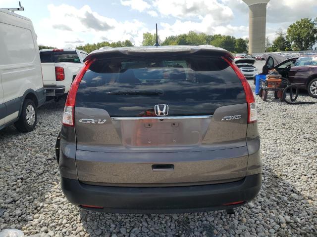 5J6RM4H70DL042154 - 2013 HONDA CR-V EXL GRAY photo 6