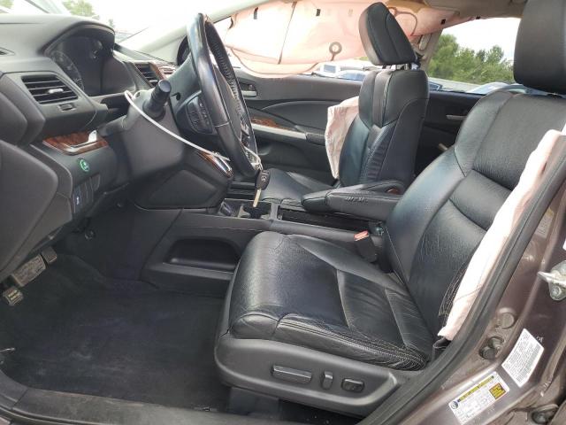 5J6RM4H70DL042154 - 2013 HONDA CR-V EXL GRAY photo 7
