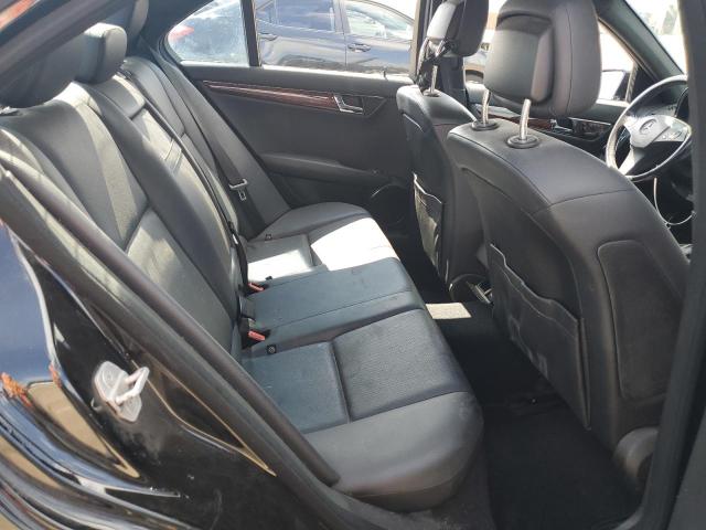 WDDGF8BB6BR177182 - 2011 MERCEDES-BENZ C 300 4MATIC BLACK photo 10