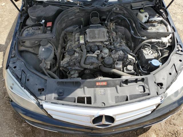 WDDGF8BB6BR177182 - 2011 MERCEDES-BENZ C 300 4MATIC BLACK photo 11