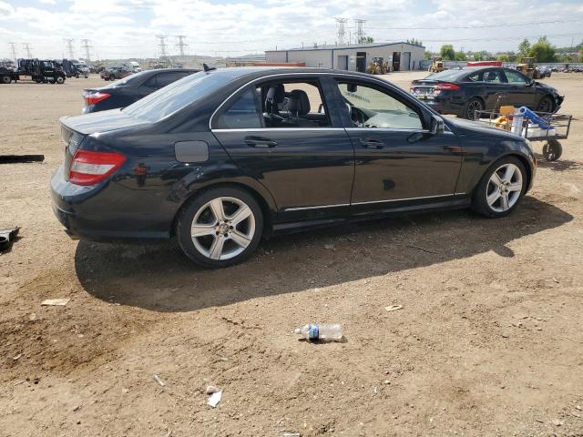 WDDGF8BB6BR177182 - 2011 MERCEDES-BENZ C 300 4MATIC BLACK photo 3