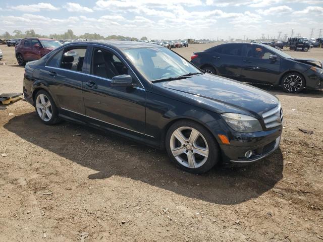 WDDGF8BB6BR177182 - 2011 MERCEDES-BENZ C 300 4MATIC BLACK photo 4