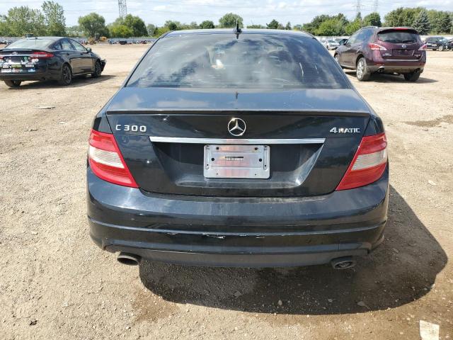 WDDGF8BB6BR177182 - 2011 MERCEDES-BENZ C 300 4MATIC BLACK photo 6