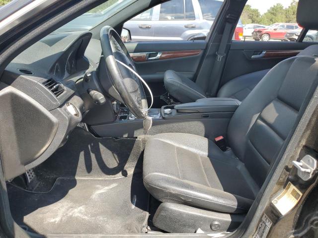 WDDGF8BB6BR177182 - 2011 MERCEDES-BENZ C 300 4MATIC BLACK photo 7