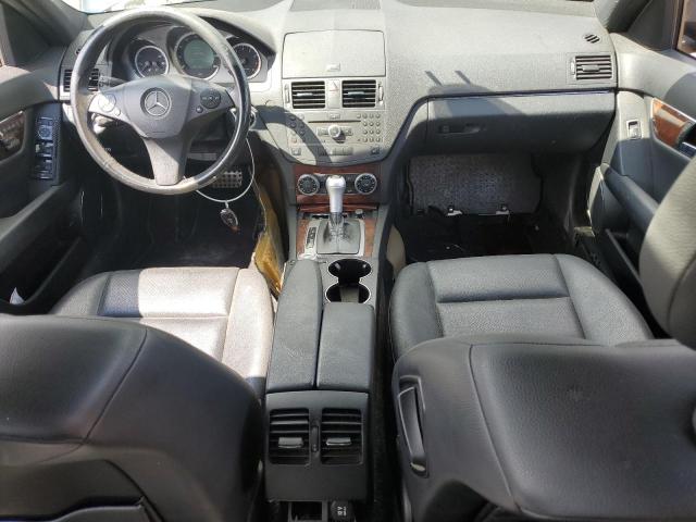 WDDGF8BB6BR177182 - 2011 MERCEDES-BENZ C 300 4MATIC BLACK photo 8