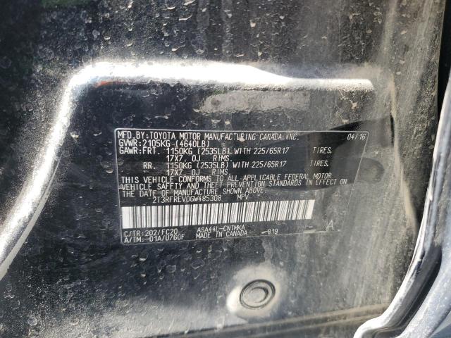 2T3RFREV0GW485308 - 2016 TOYOTA RAV4 XLE 黑色 照片 14