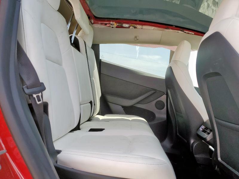 7SAYGAEE2PF890718 - 2023 TESLA MODEL Y RED photo 10