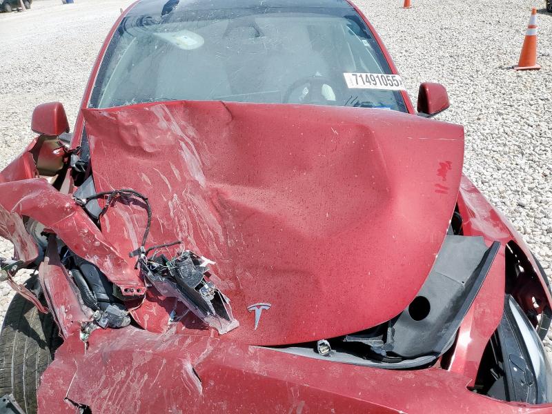 7SAYGAEE2PF890718 - 2023 TESLA MODEL Y RED photo 11